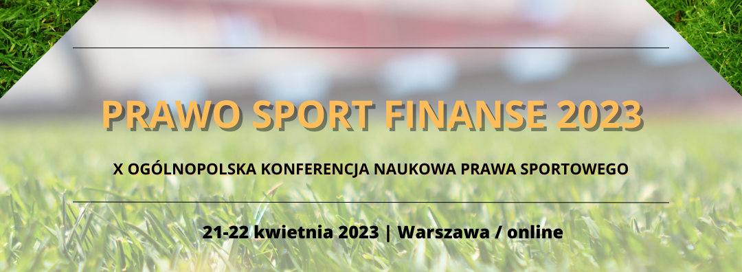 Konferencja – Prawo Sport Finanse 2023 | Patronat